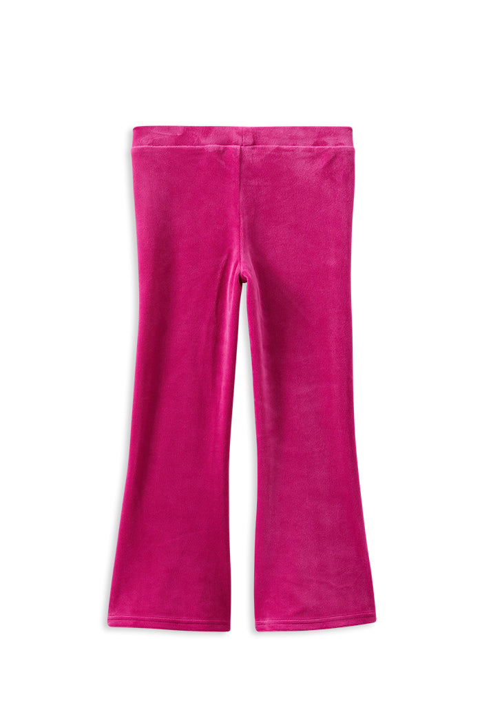 Pink Velour Flares