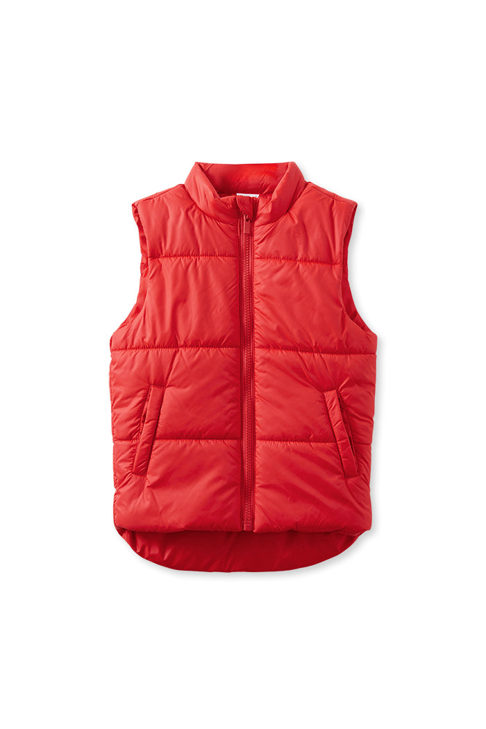 Red Crush Puffer Vest