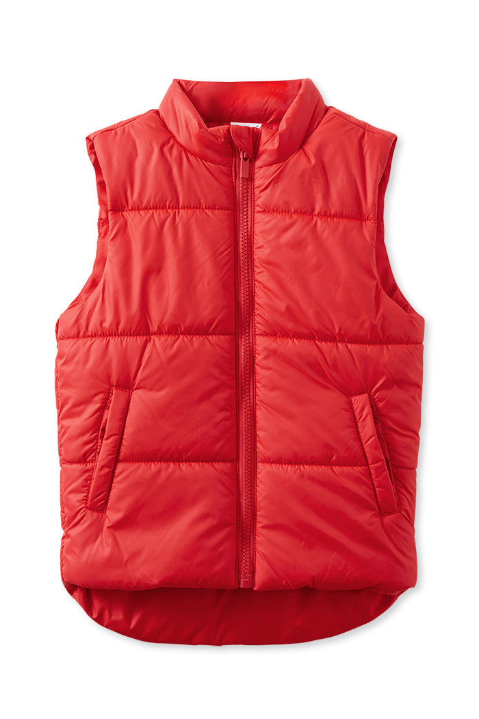 Red Crush Puffer Vest