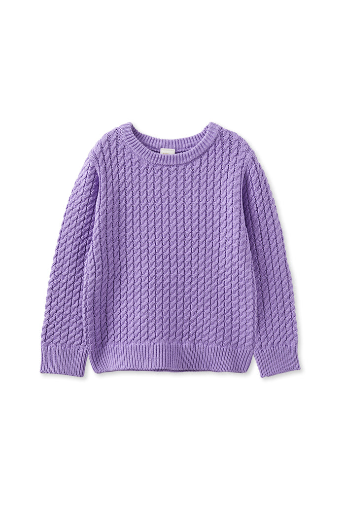 Lilac Cable Knit Jumper