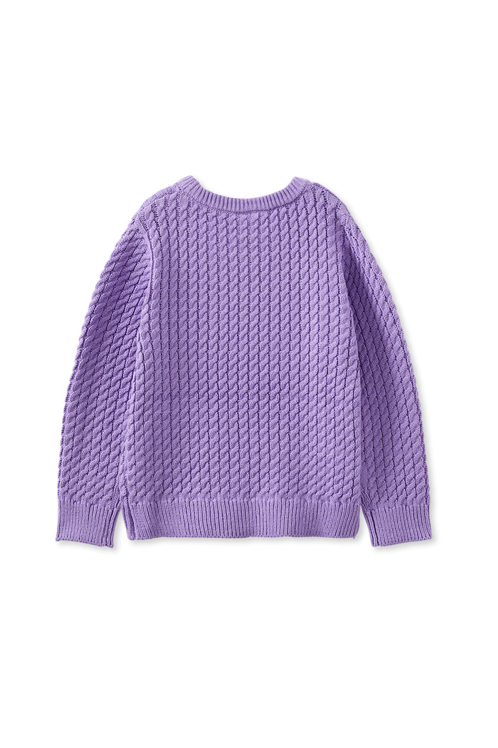 Lilac Cable Knit Jumper