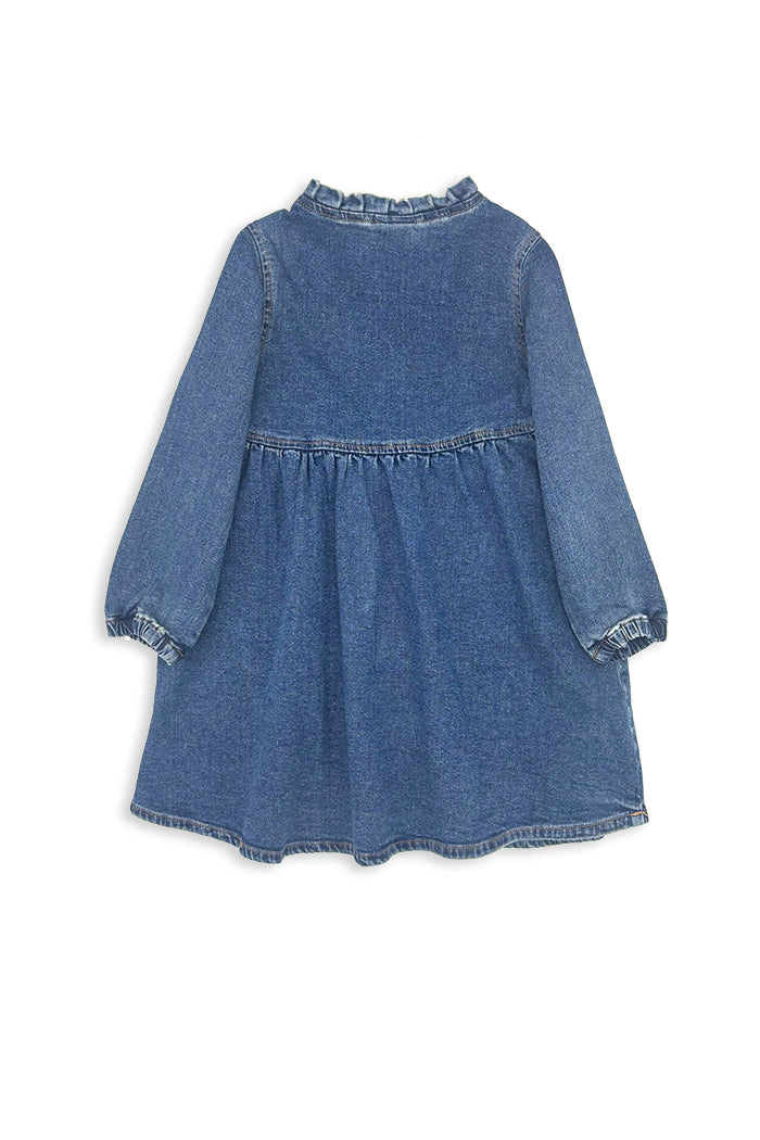 Mid Wash Denim Dress