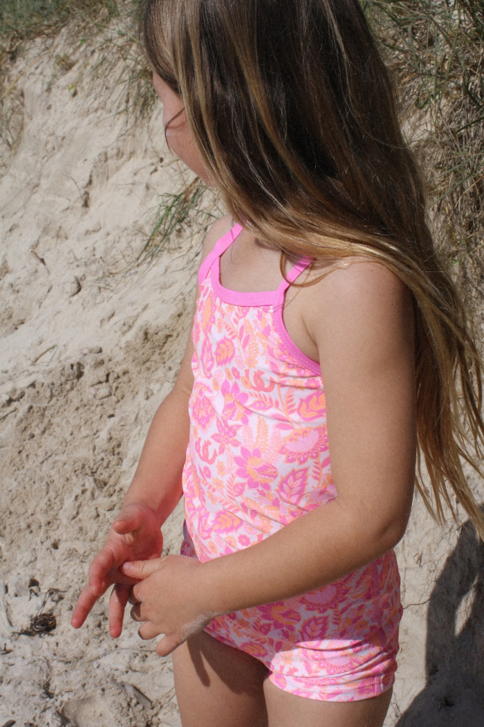 Wild Paisley Boyleg One-Piece