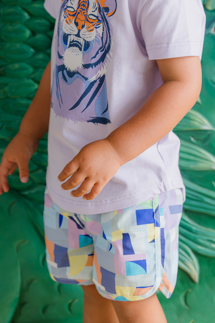 Geometric Boardshort