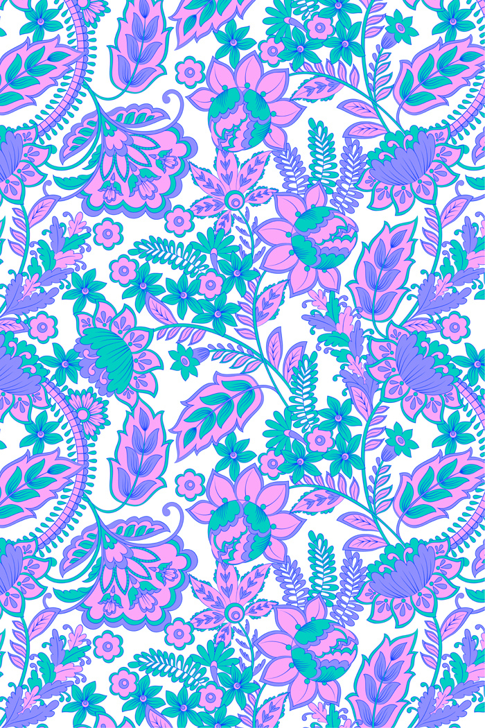 Paisley Bloom Swing Tee