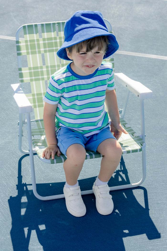 Sky Blue Fleece Short