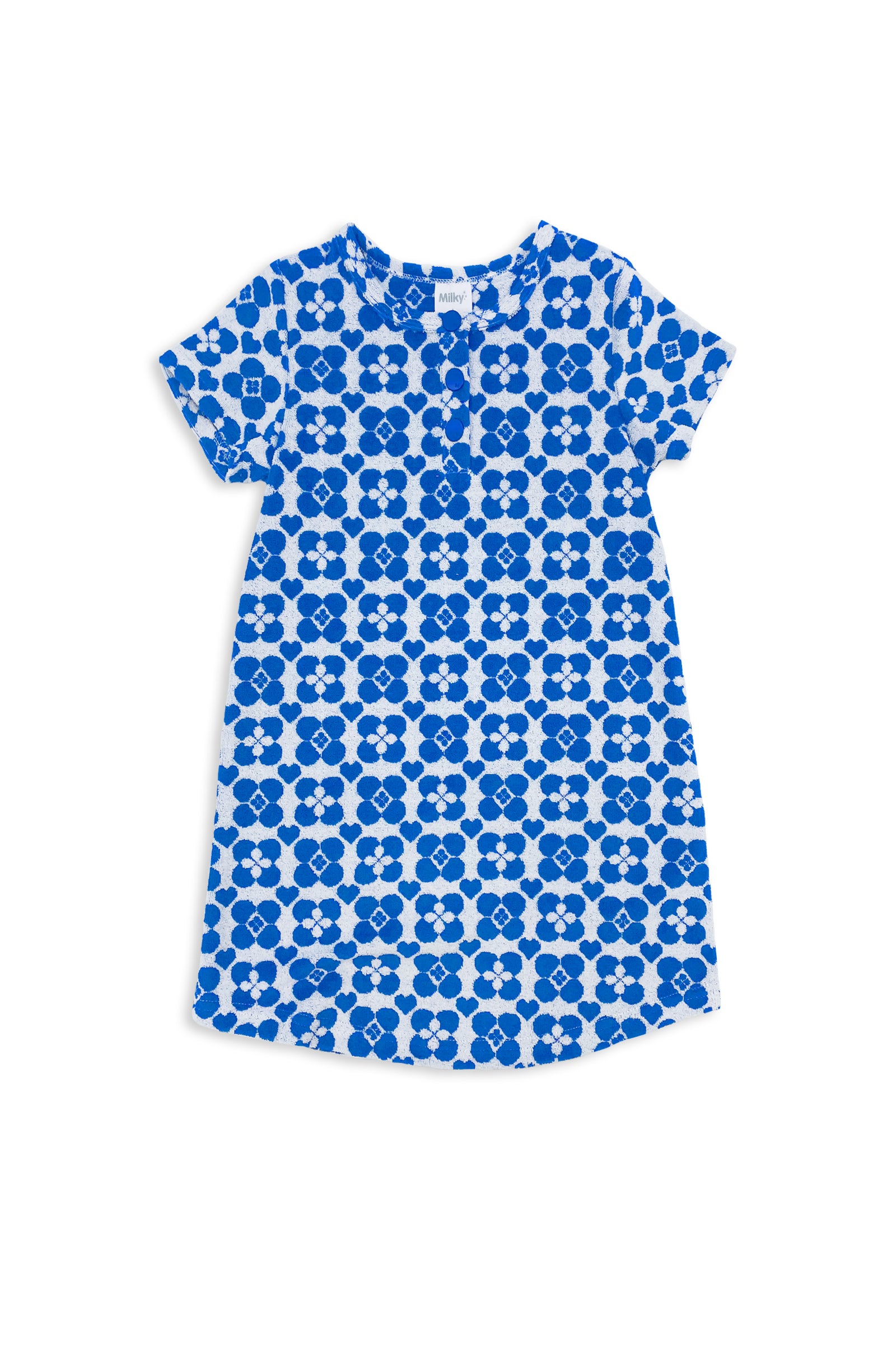 Cobalt Terry Towelling Dress