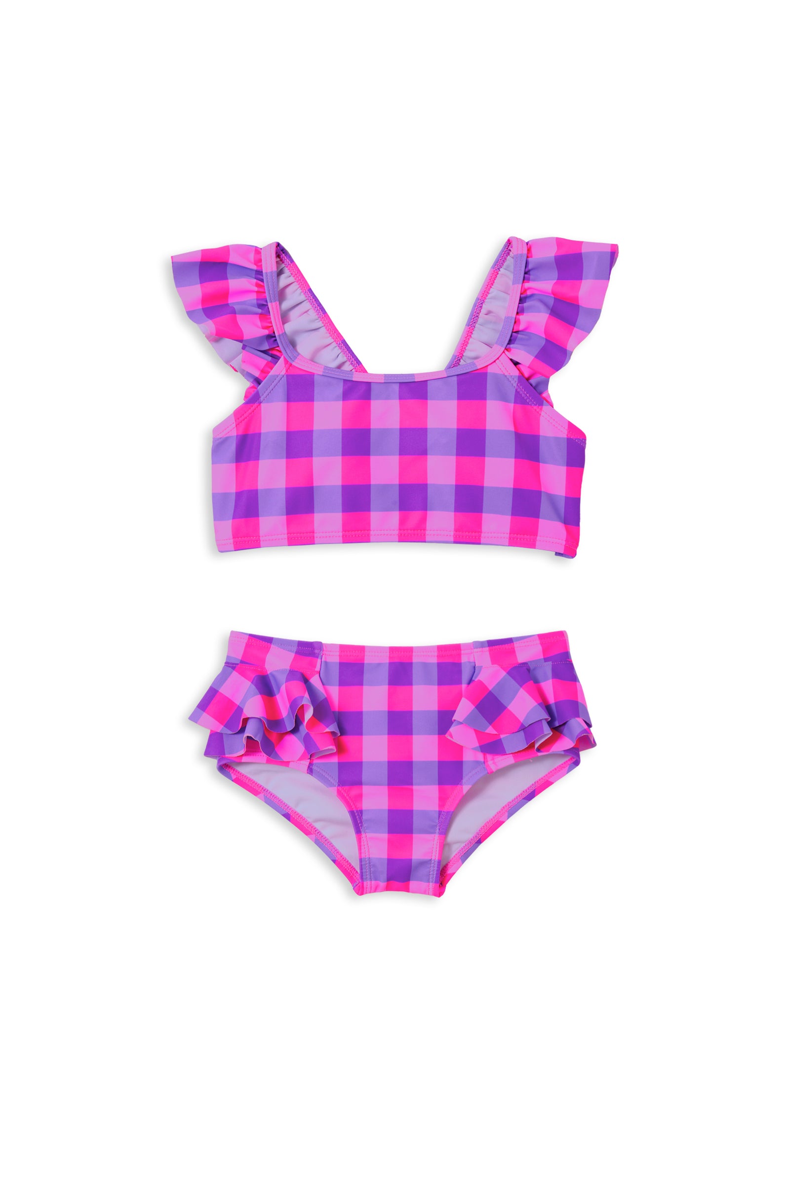 Lilac Check Bikini