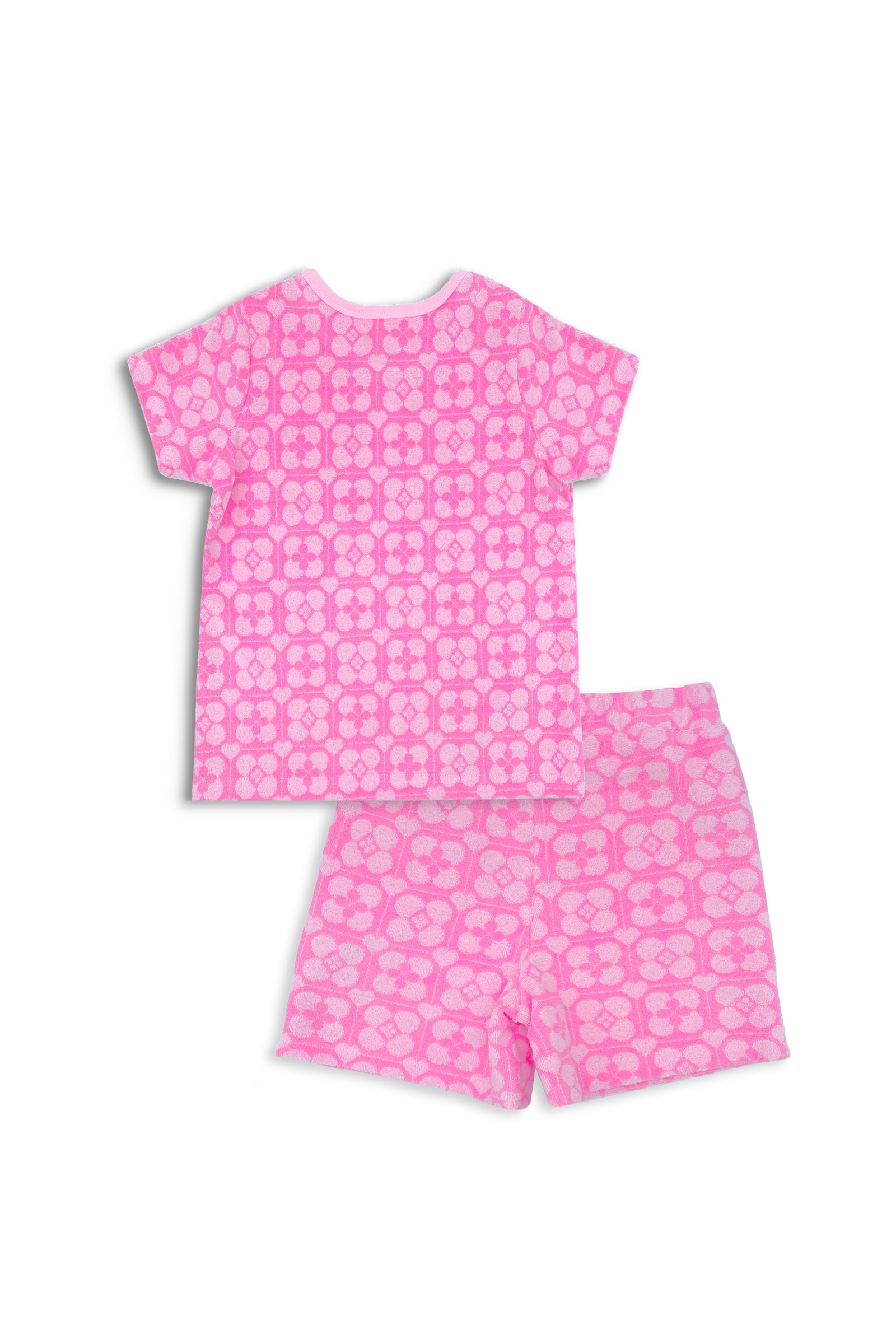 Pink Terry Towelling Set