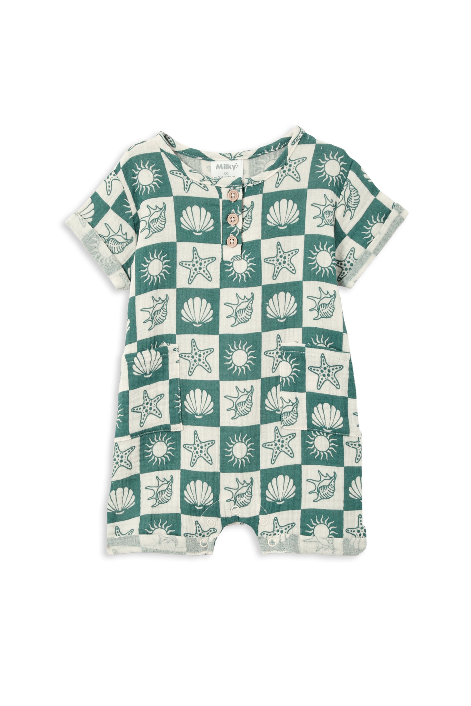 Seaside Crinkle Romper