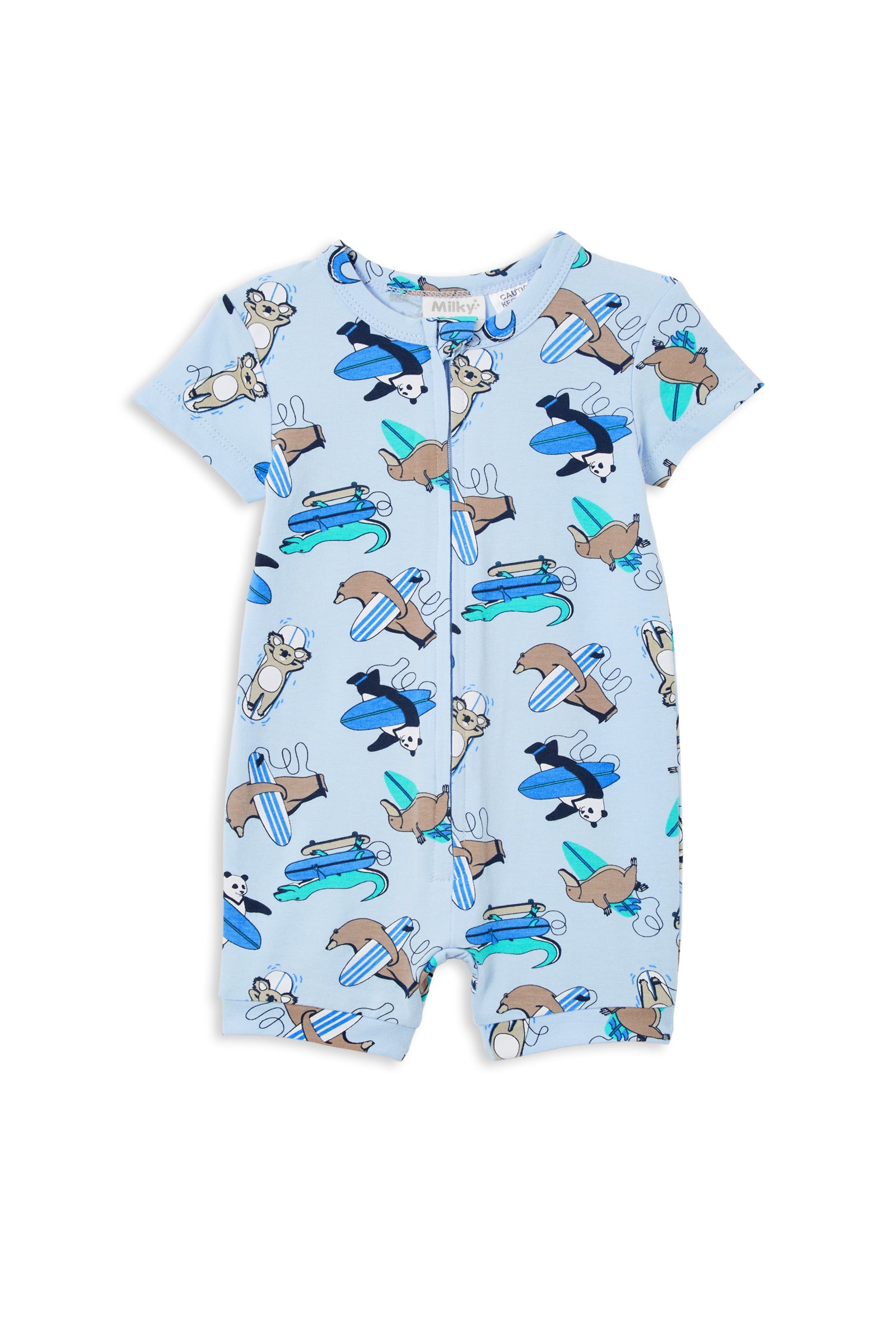 Surfer Dudes Zip Romper