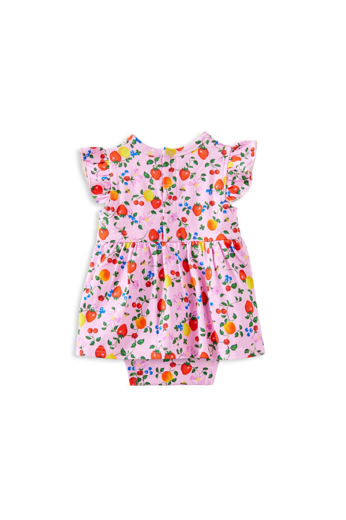 Berry Bright Baby Dress