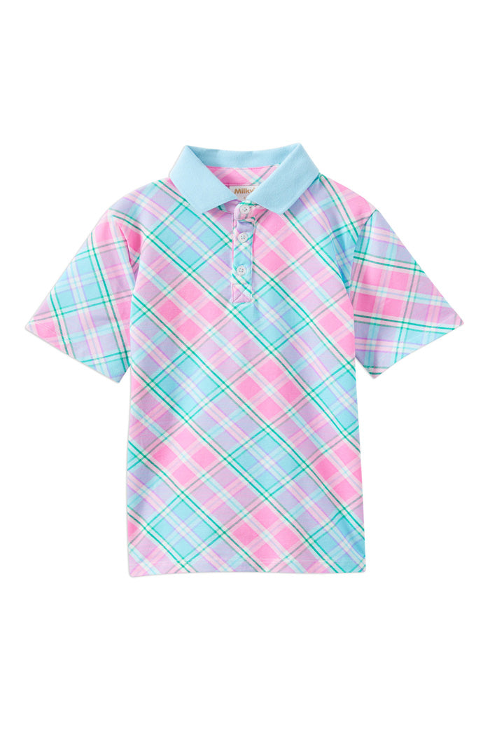Brightside Plaid Polo Shirt