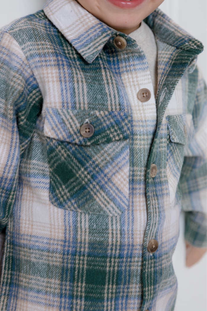 Blue Check Overshirt