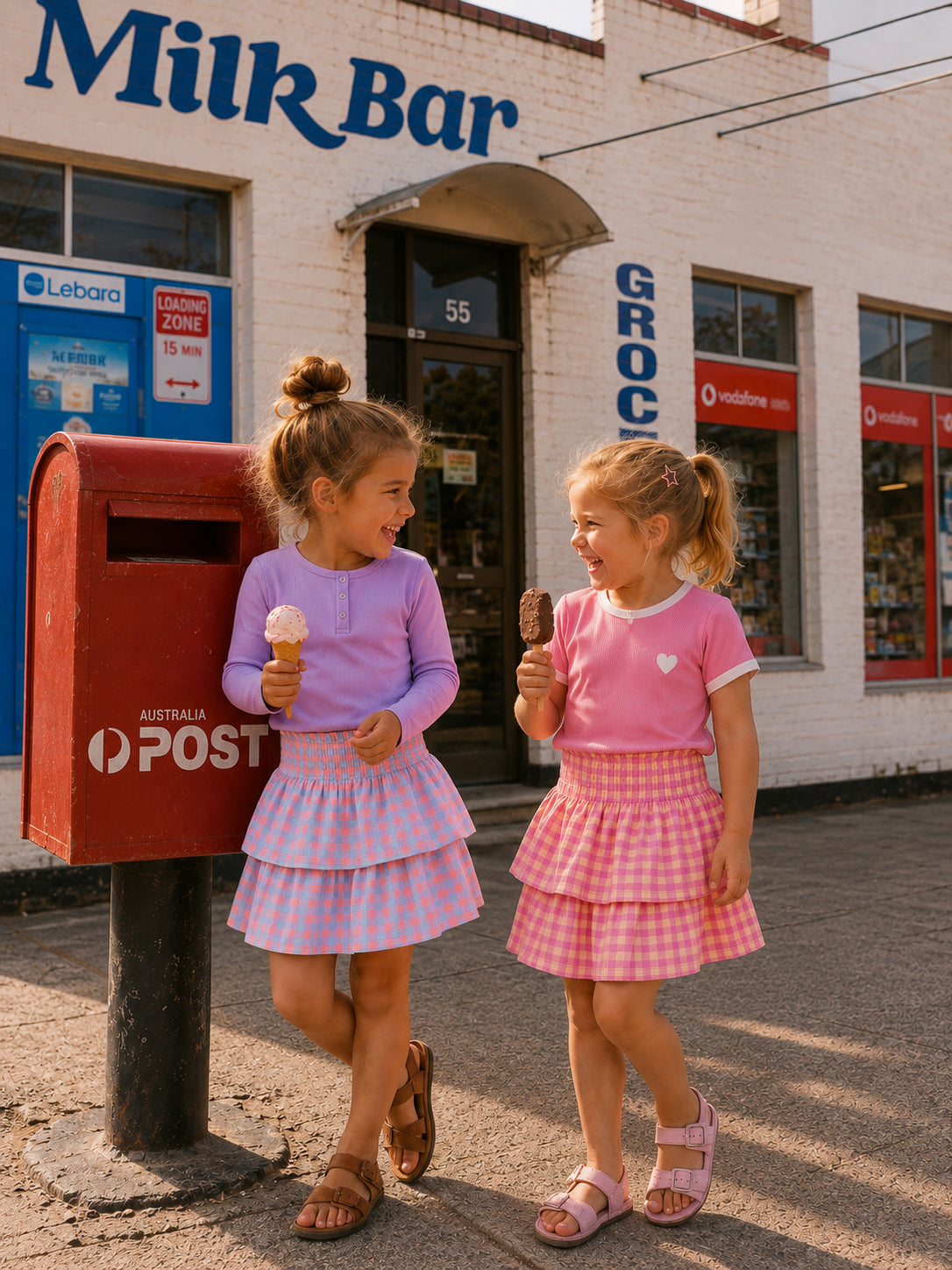 Check Skirt - Polly