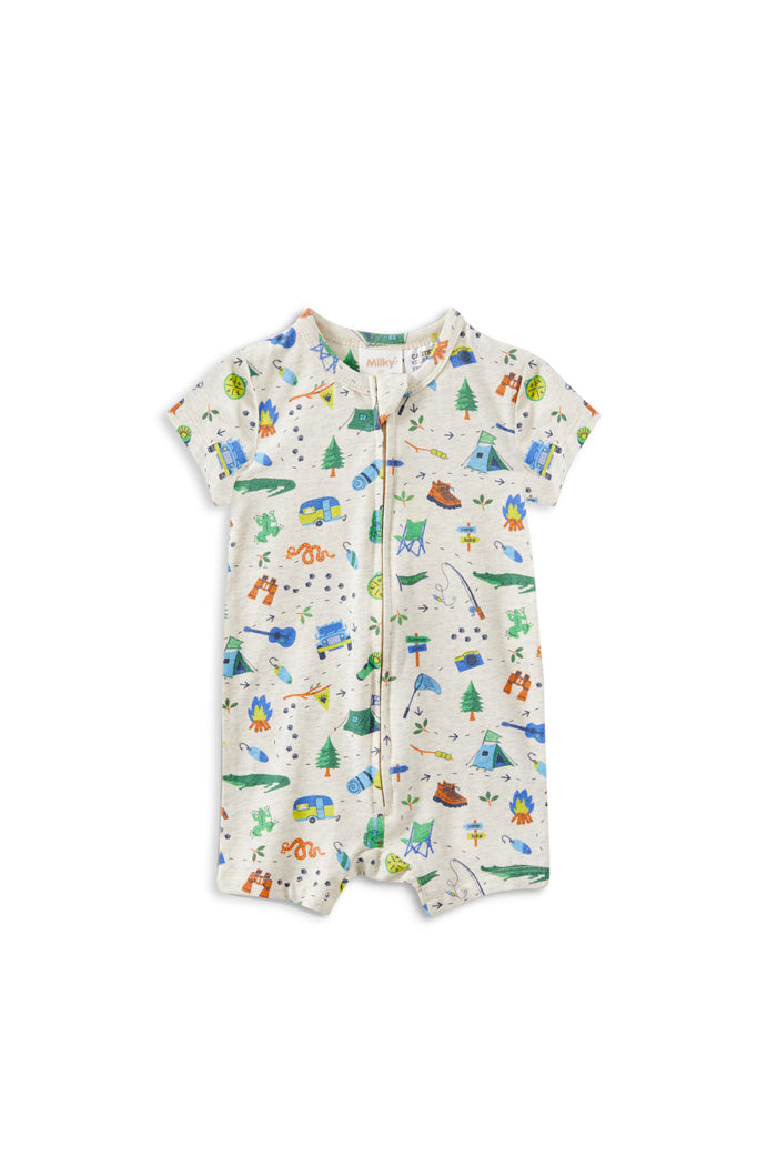 Camping Zip Romper
