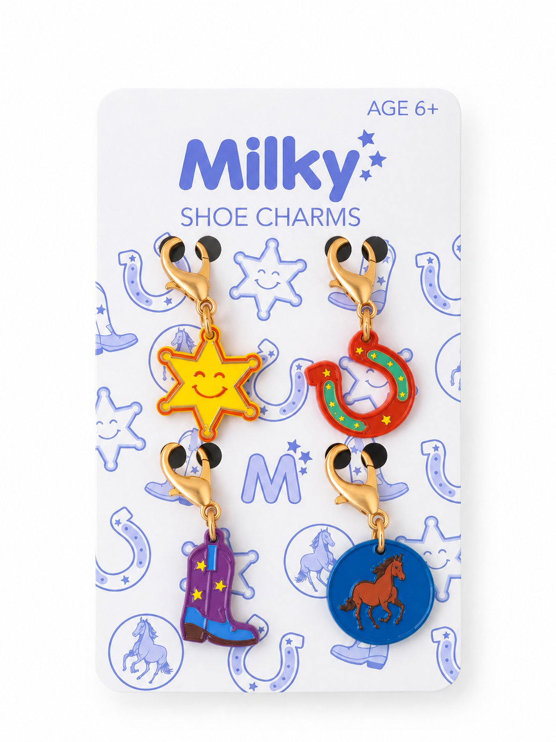Milky Shoe Charms