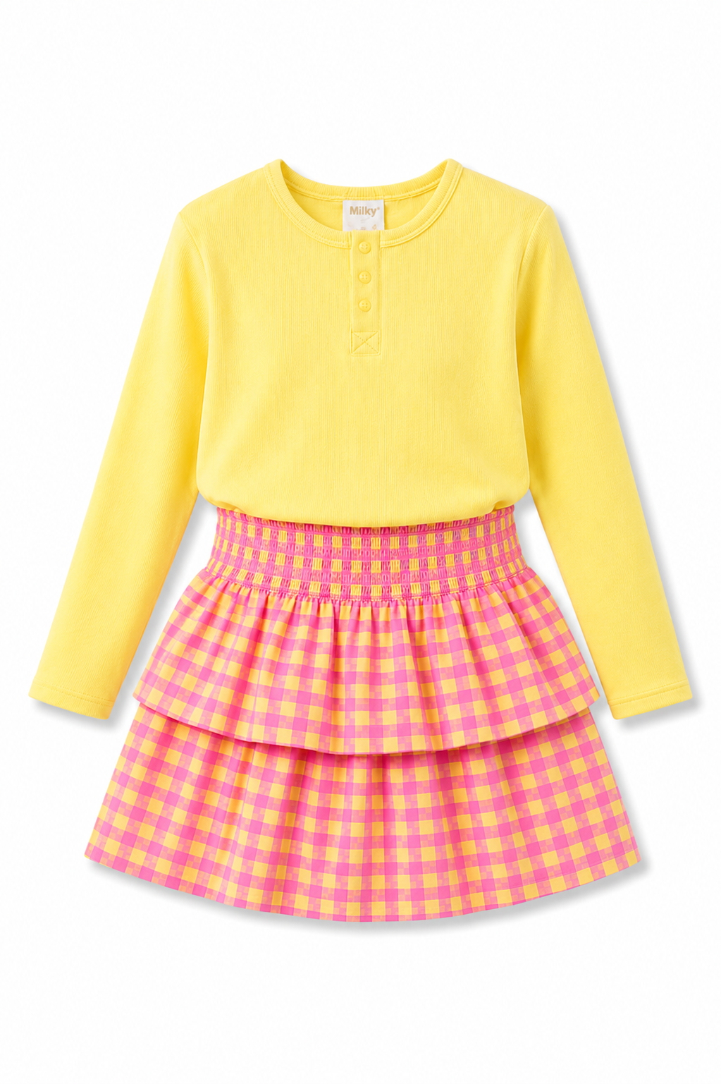 Check Skirt - Goldie