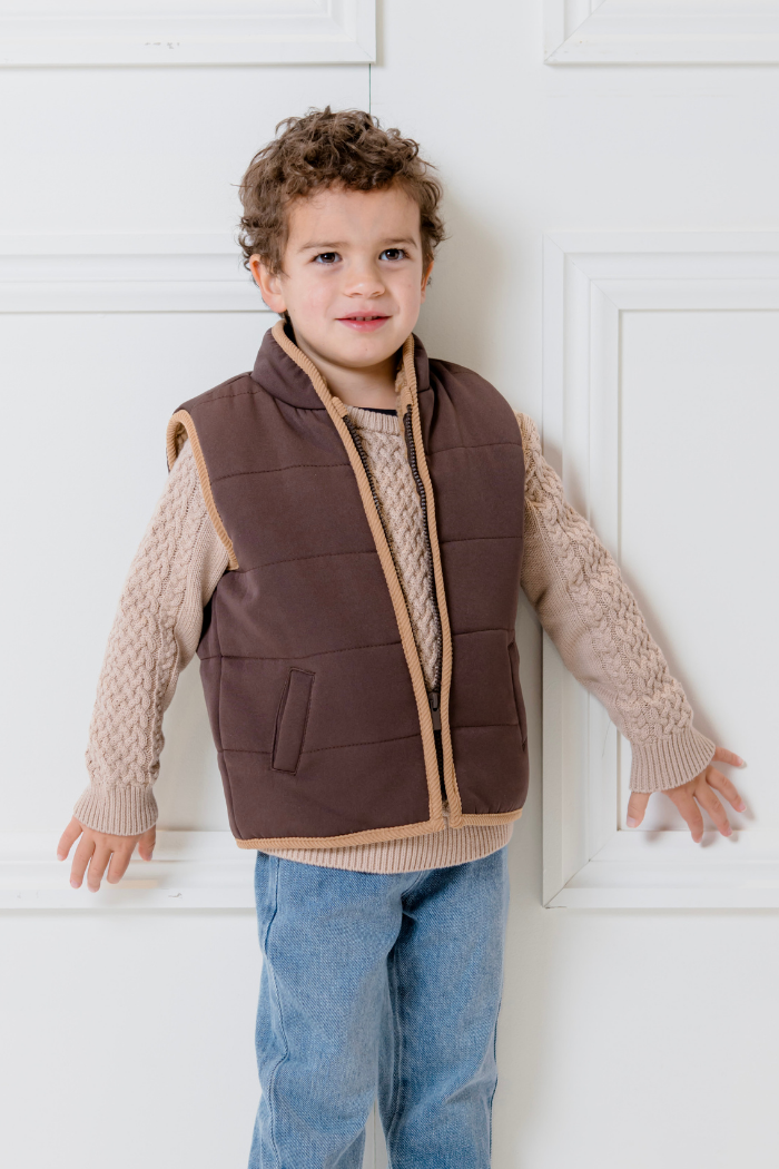 Chocolate Sherpa Vest