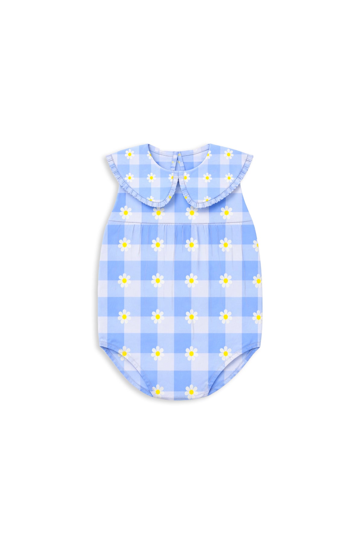 Daisy Check Playsuit
