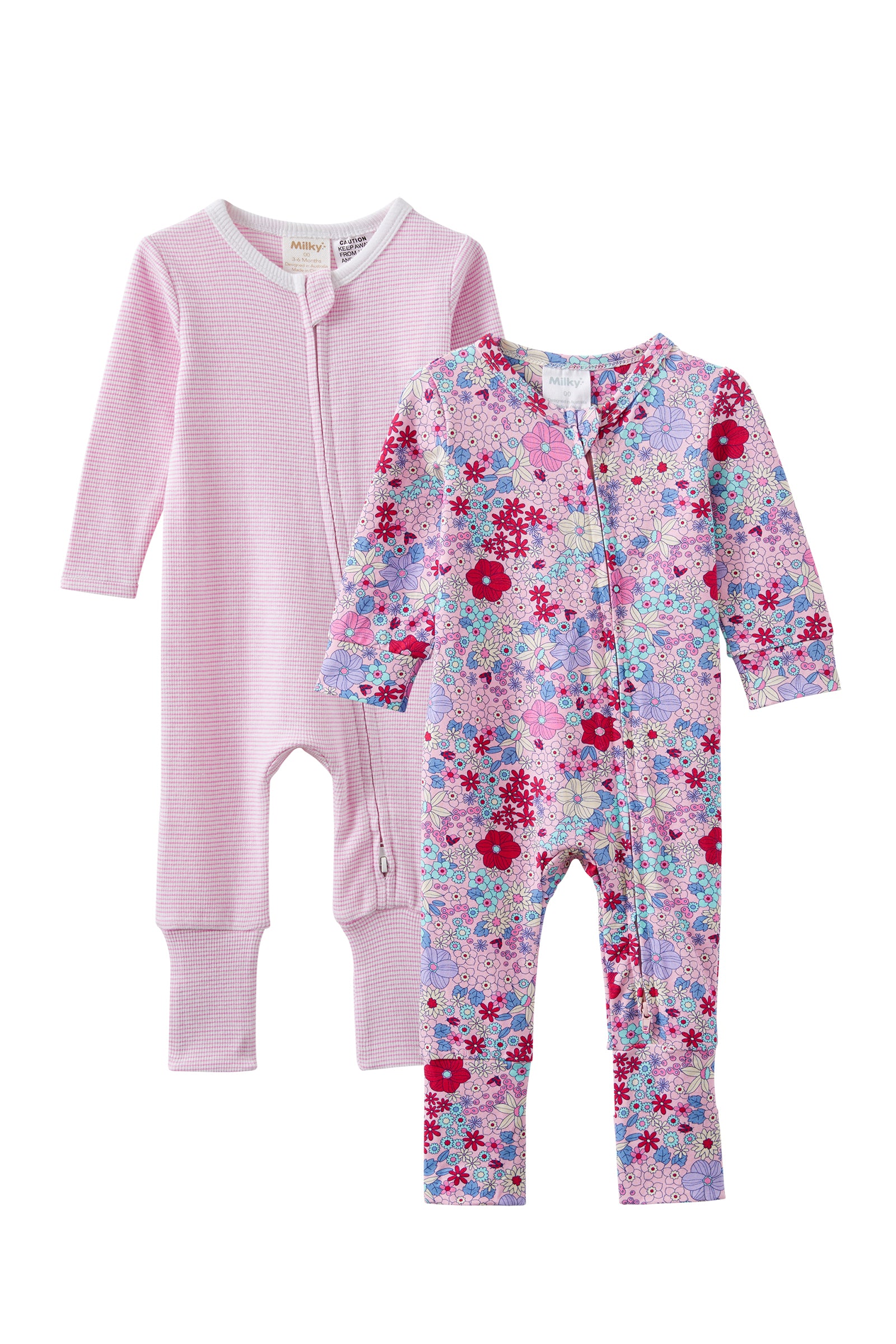 Lilac Bloom Romper 2 Pack