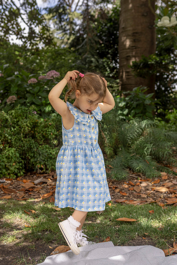 Daisy Check Dress
