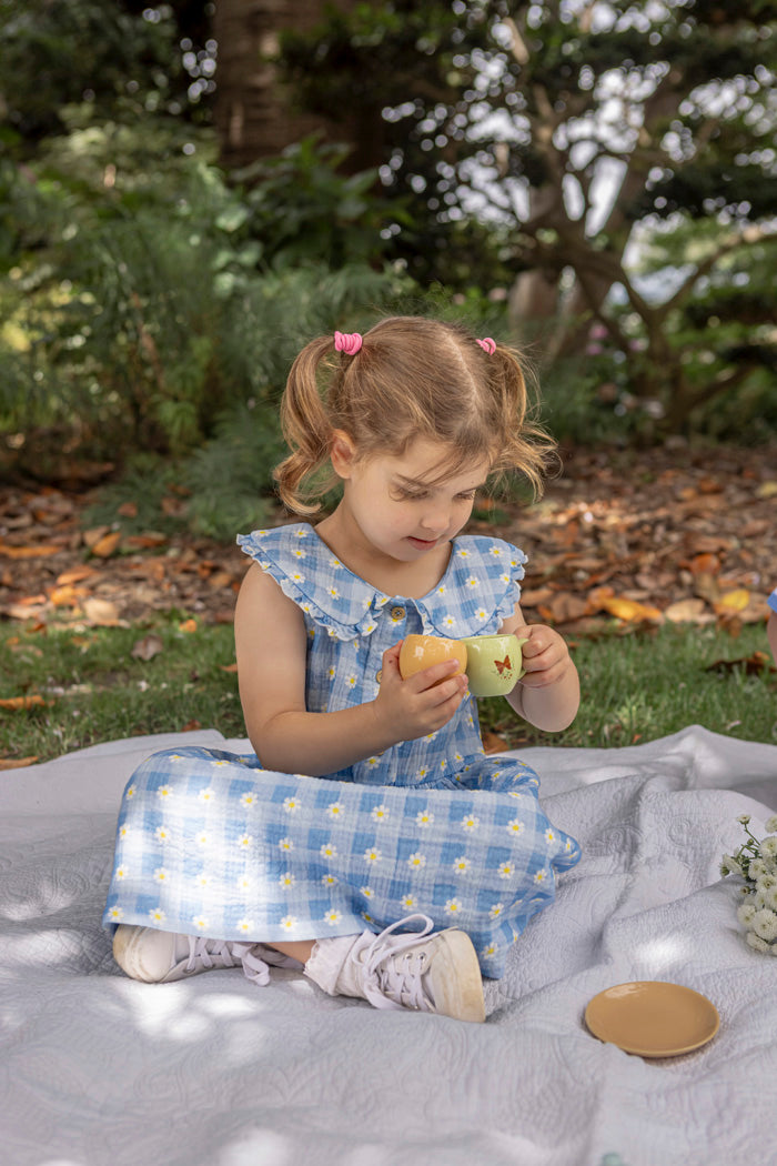 Daisy Check Dress
