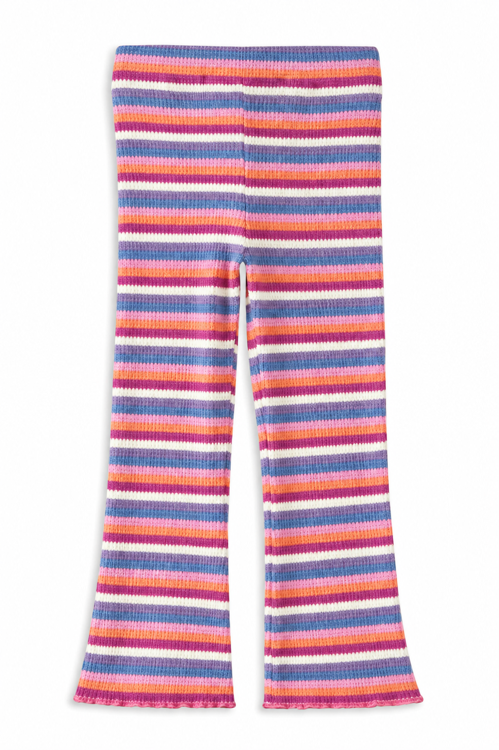 Pink Waffle Flared Legging
