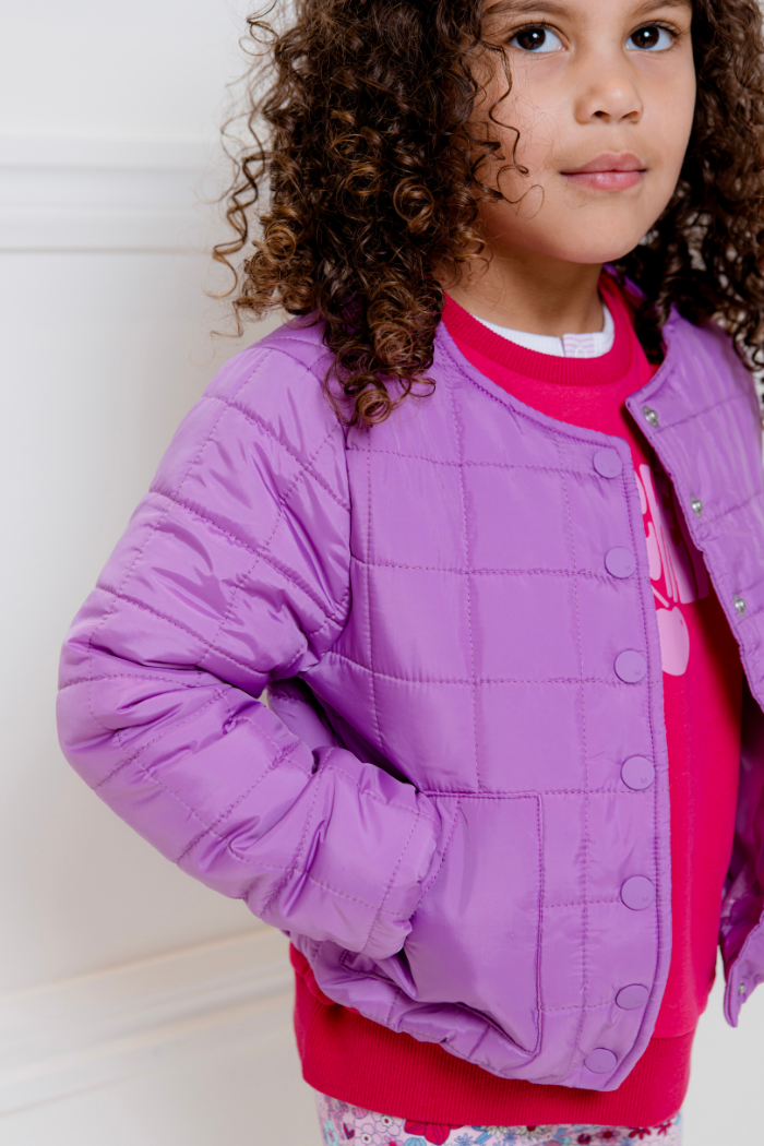 Purple Puffer Jacket