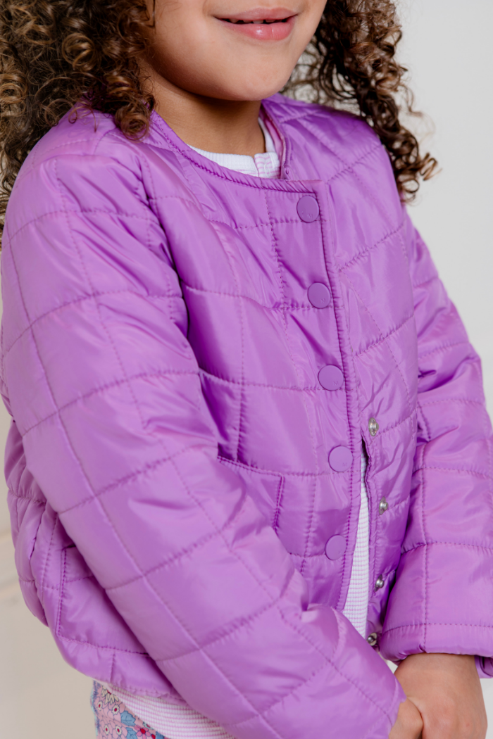 Purple Puffer Jacket