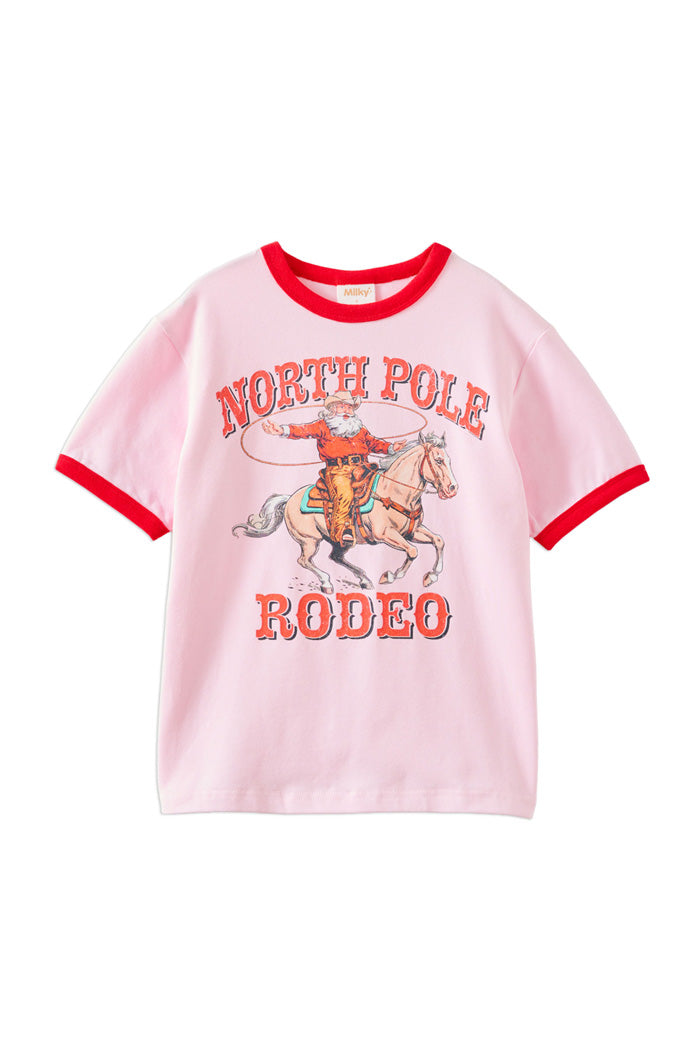Rodeo Santa Tee - Pink