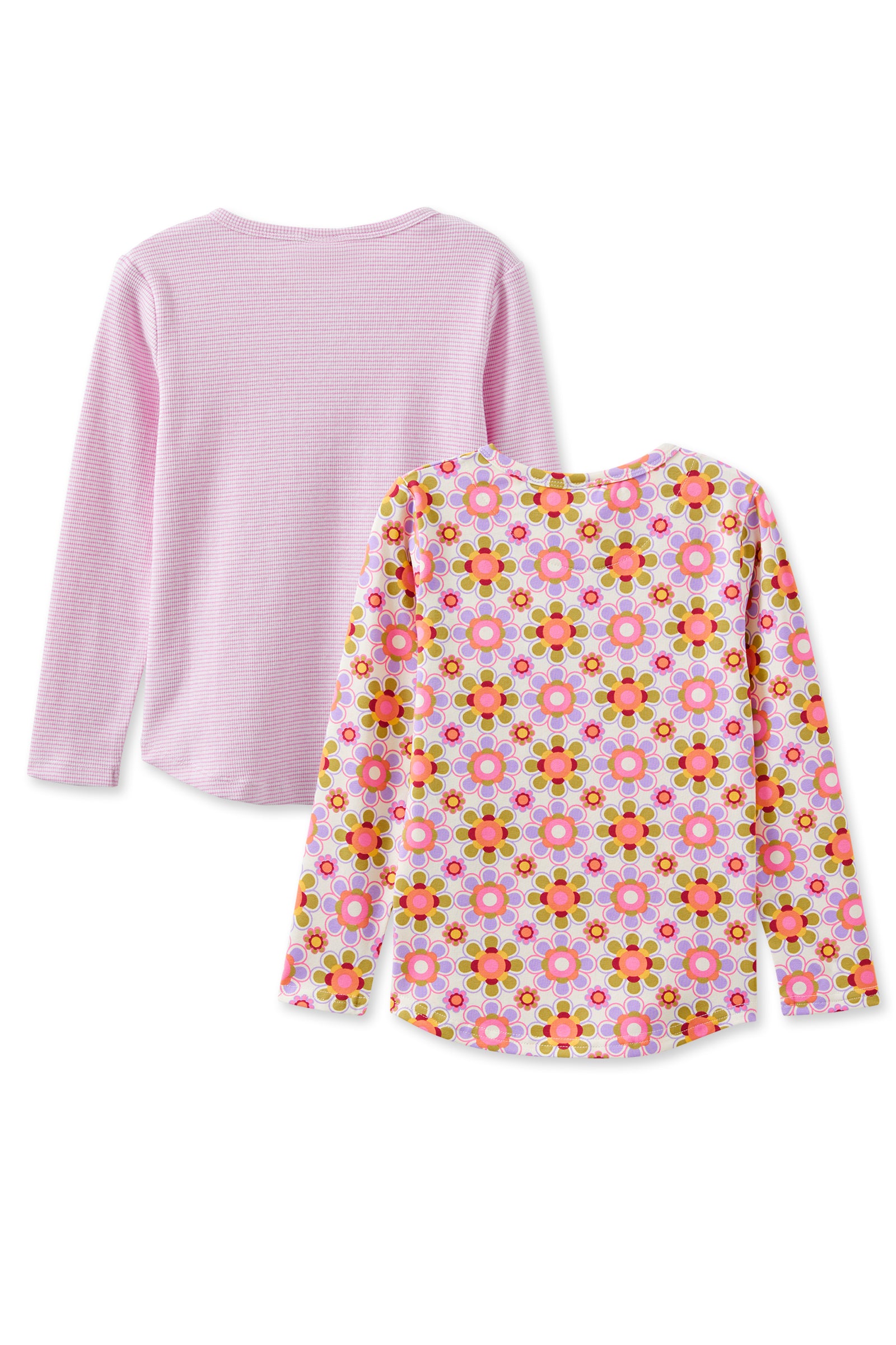 Sorbet Retro Henley 2 Pack