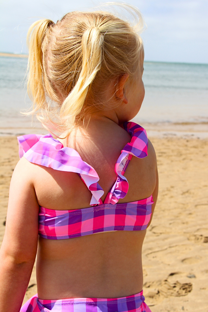 Lilac Check Bikini