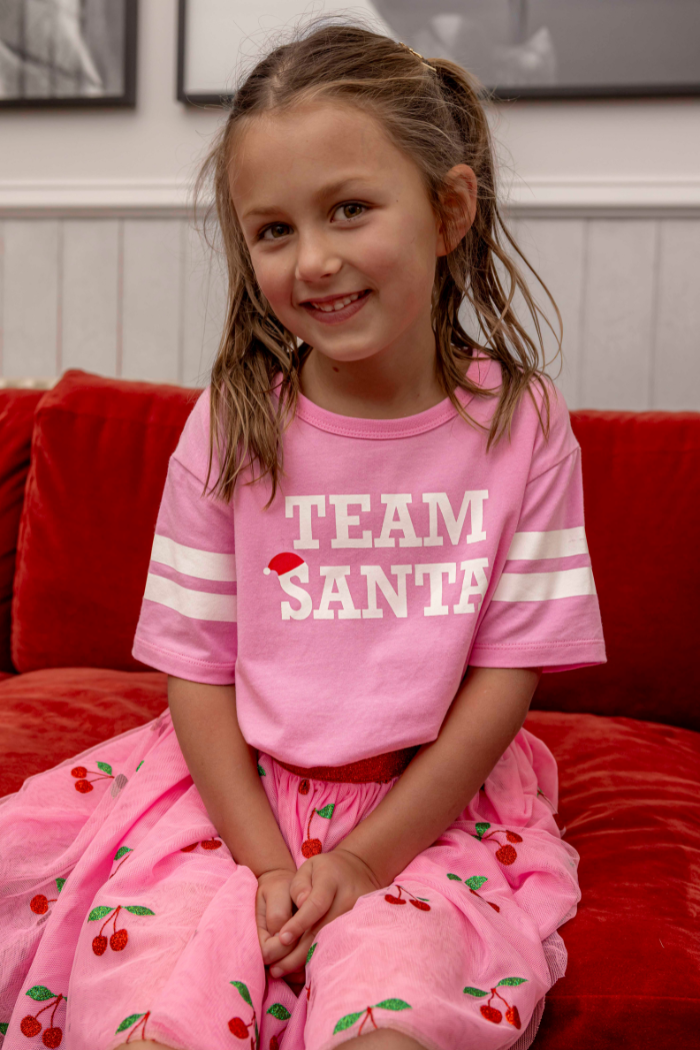Team Santa Tee - Pink