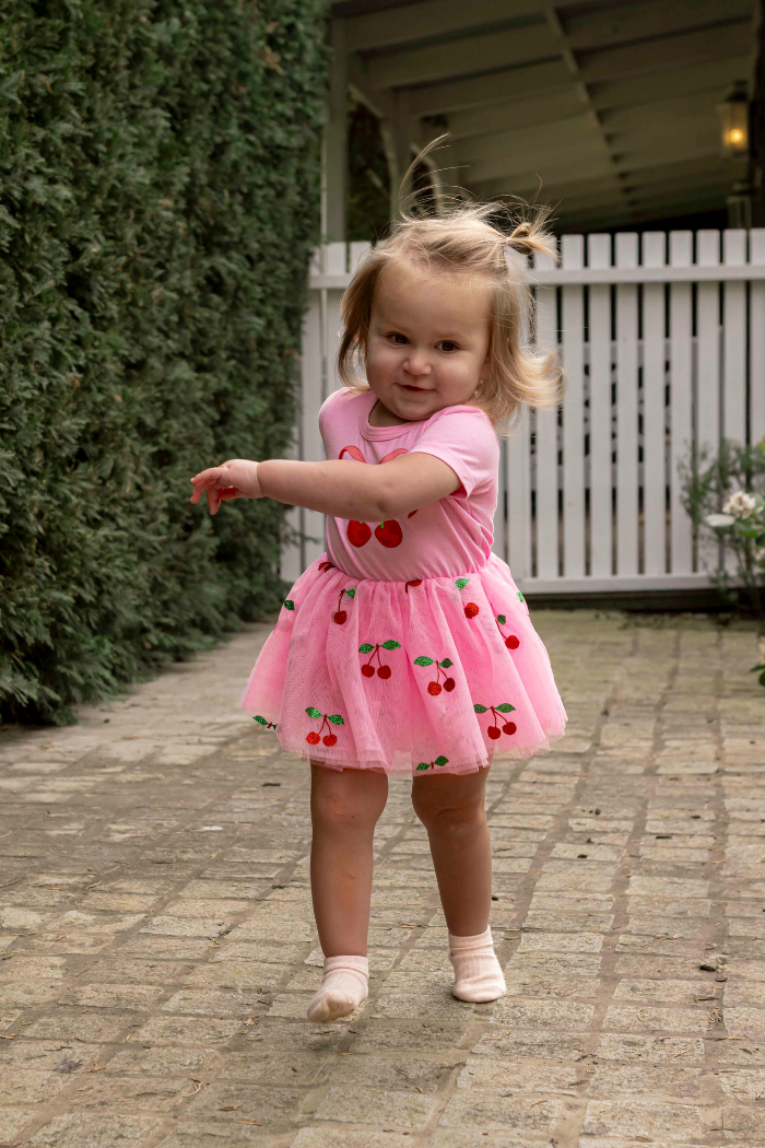 Cherry Tutu Baby Dress