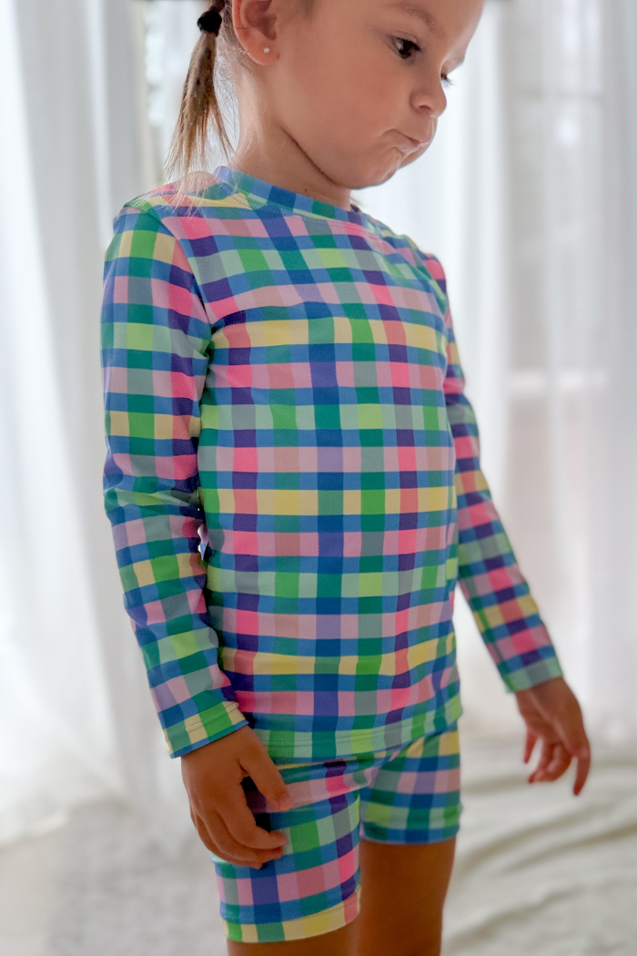 Picnic Check Rash Vest