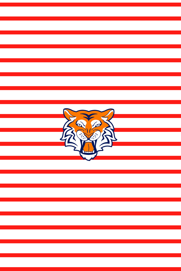 Red Stripe Tiger Tee