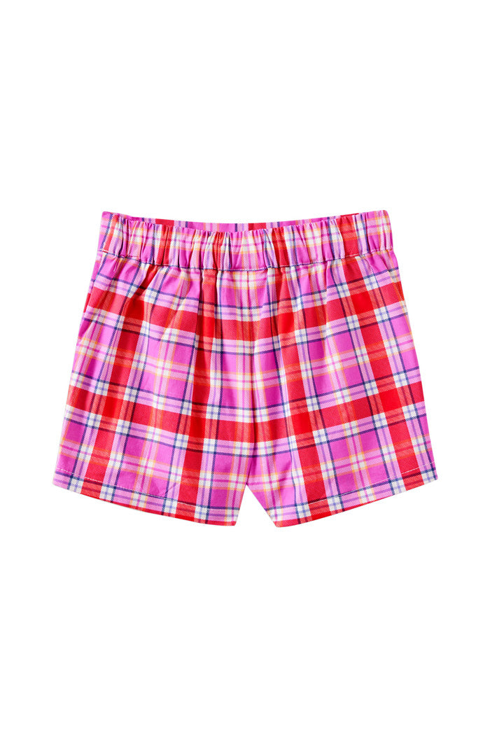 Sunset Plaid Check Short