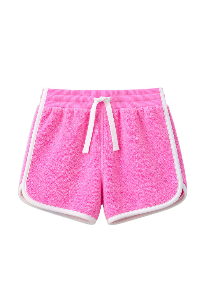 Super Pink Terry Towelling Short