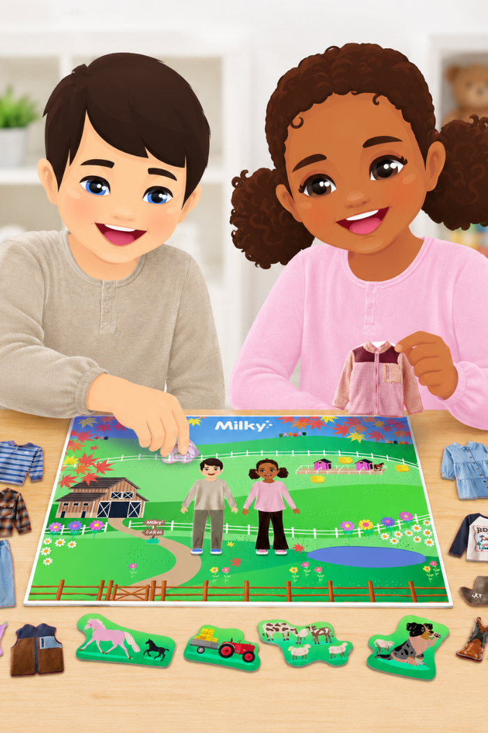 Milky Kids Magnet Activity