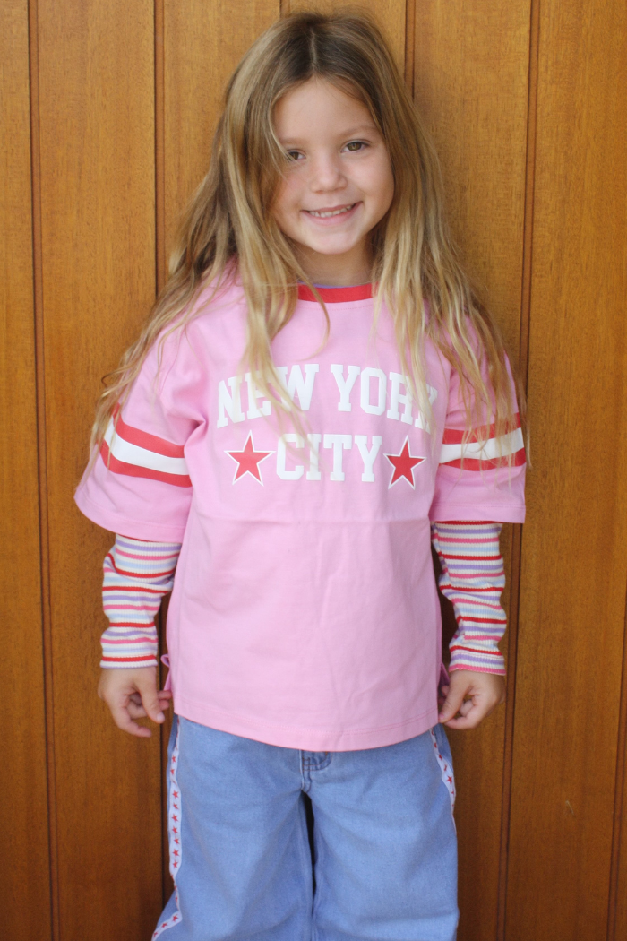 New York Tee - Pink