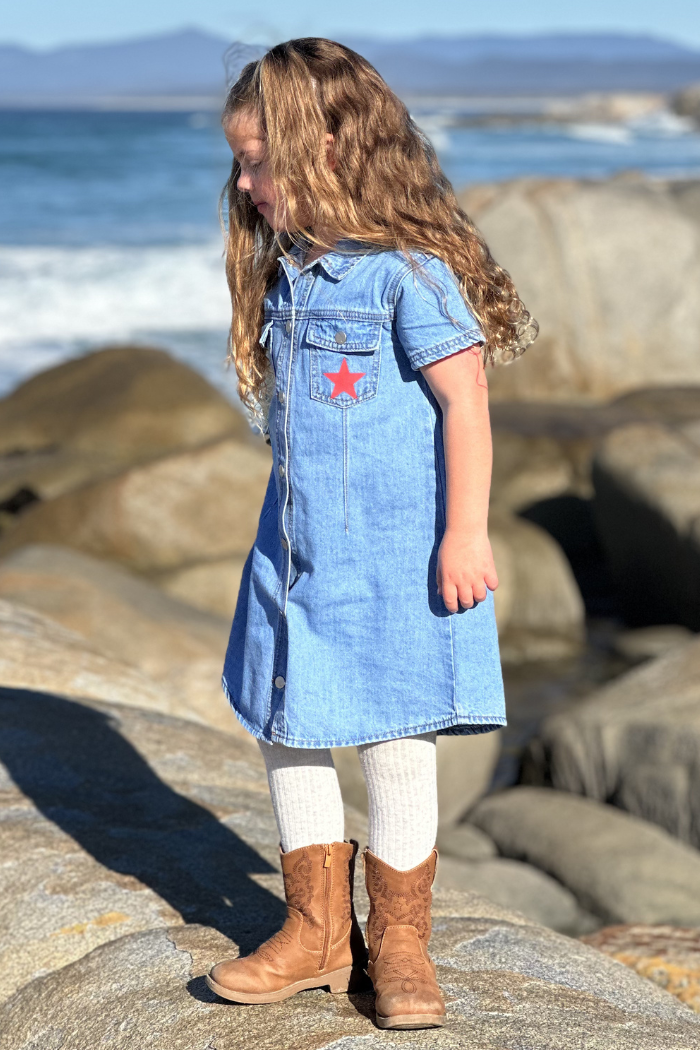 Western Denim Dress - Coming Soon