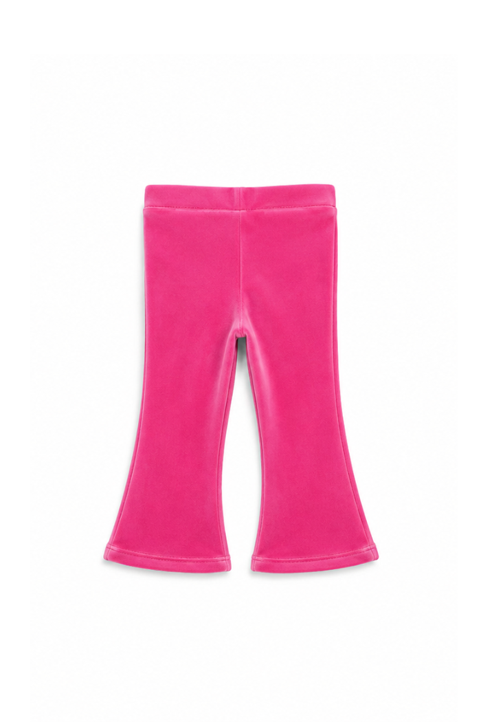 Pink Lemonade Velour Flares - Baby