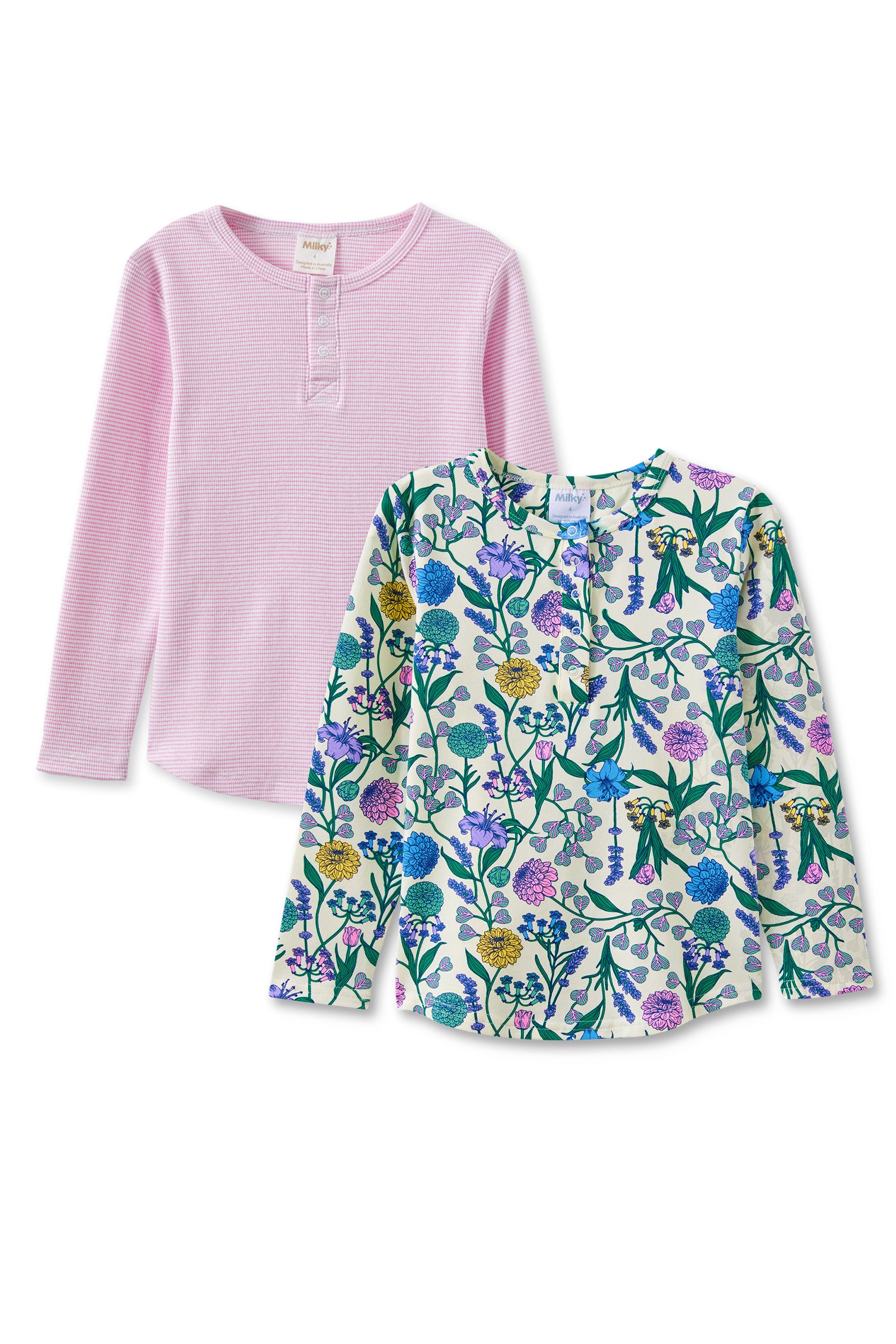 Spring Bouquet Henley 2 Pack