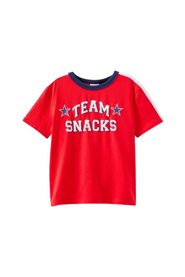 Team Snacks Tee Red - Kids
