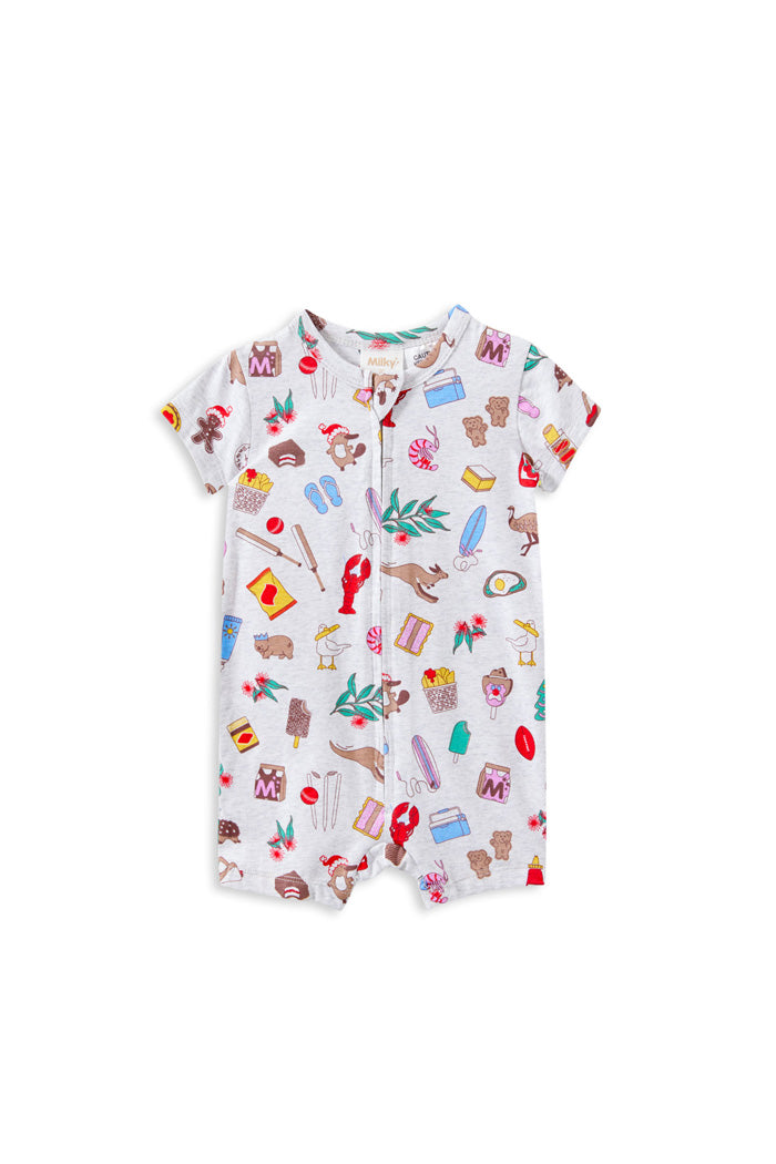 Very Aussie Zip Romper