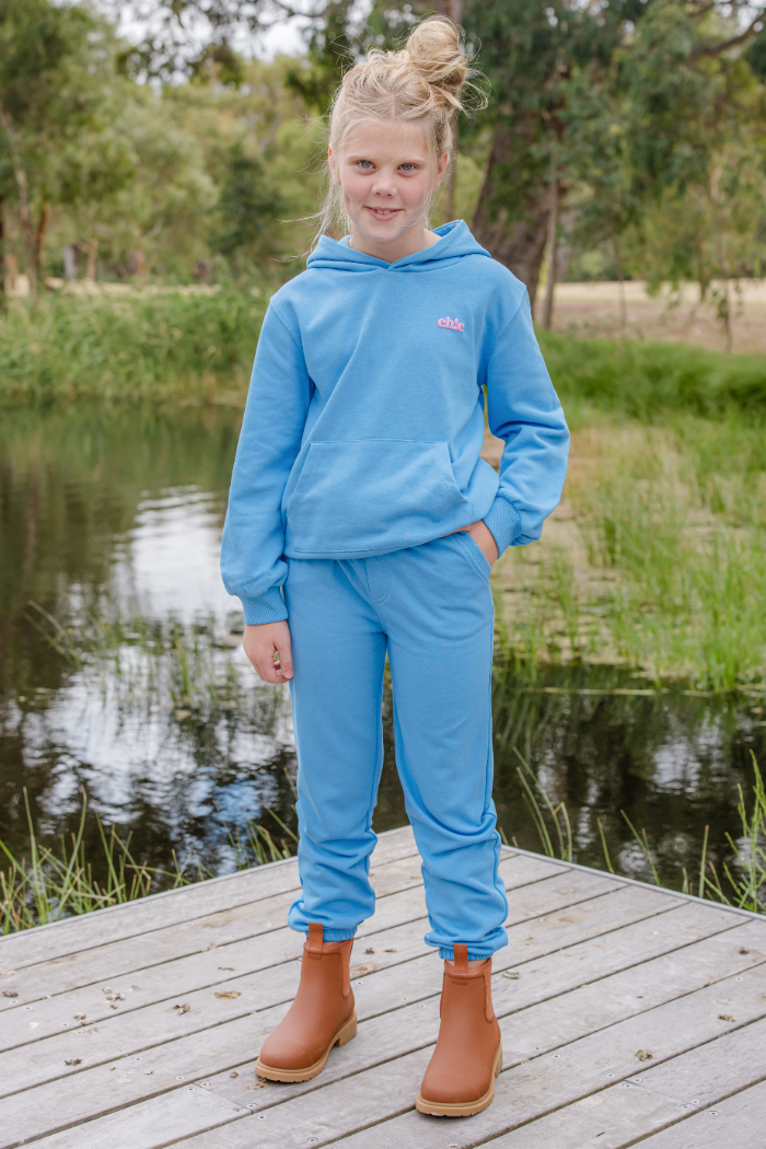 Blue Track Pant