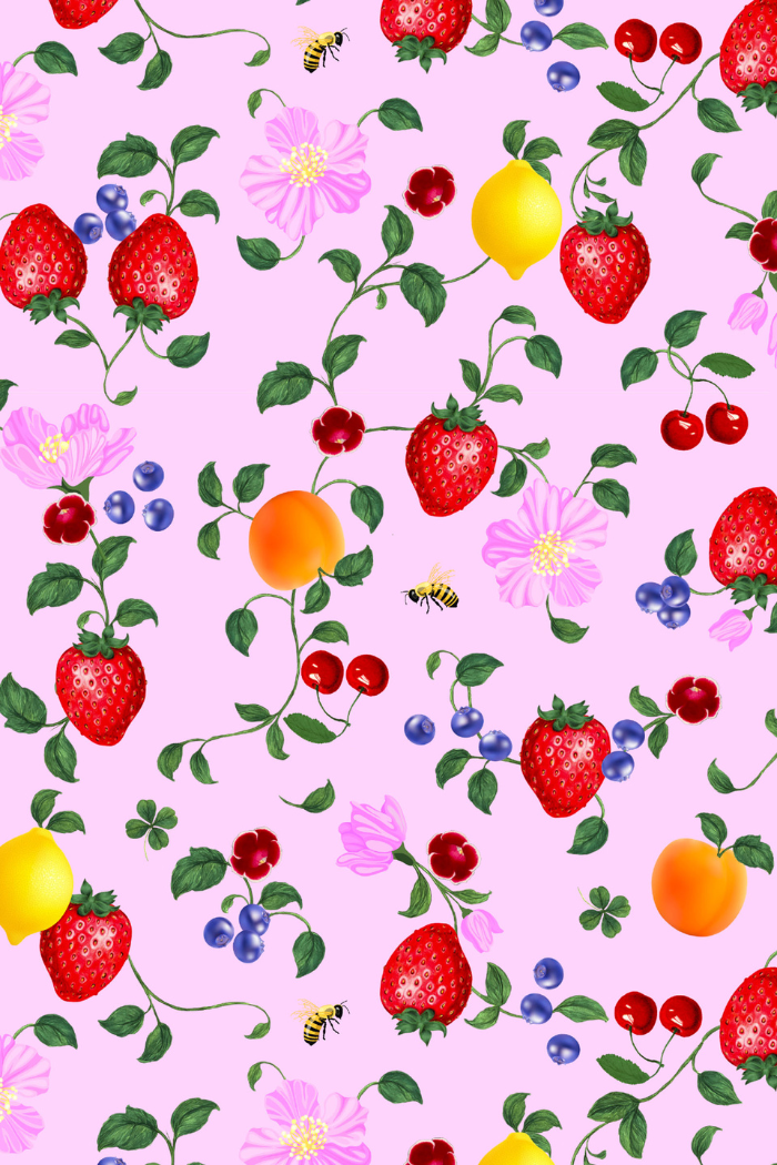 Berry Bright Baby Dress