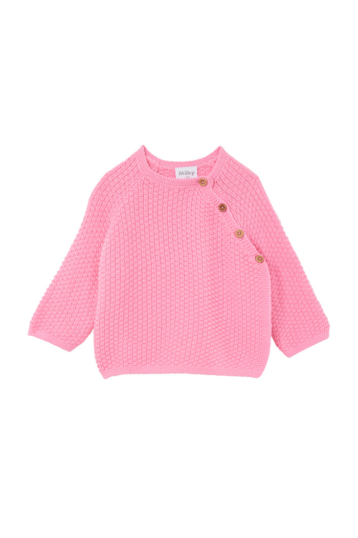 Pink Baby Knit Cardigan