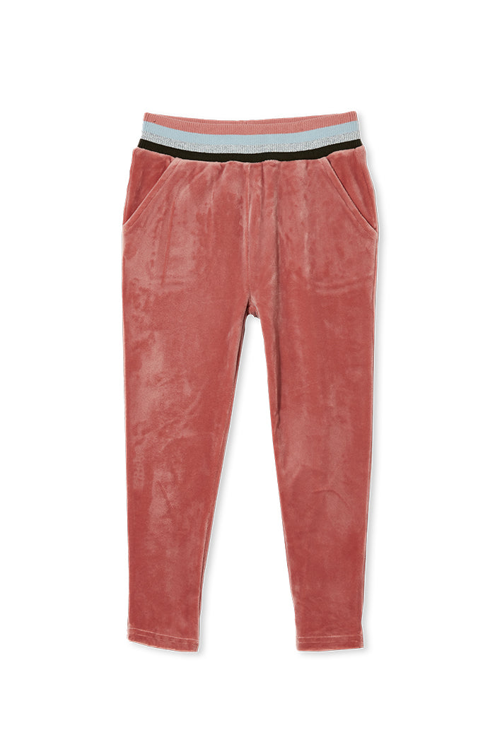 VELOUR TIPPING TRACK PANT